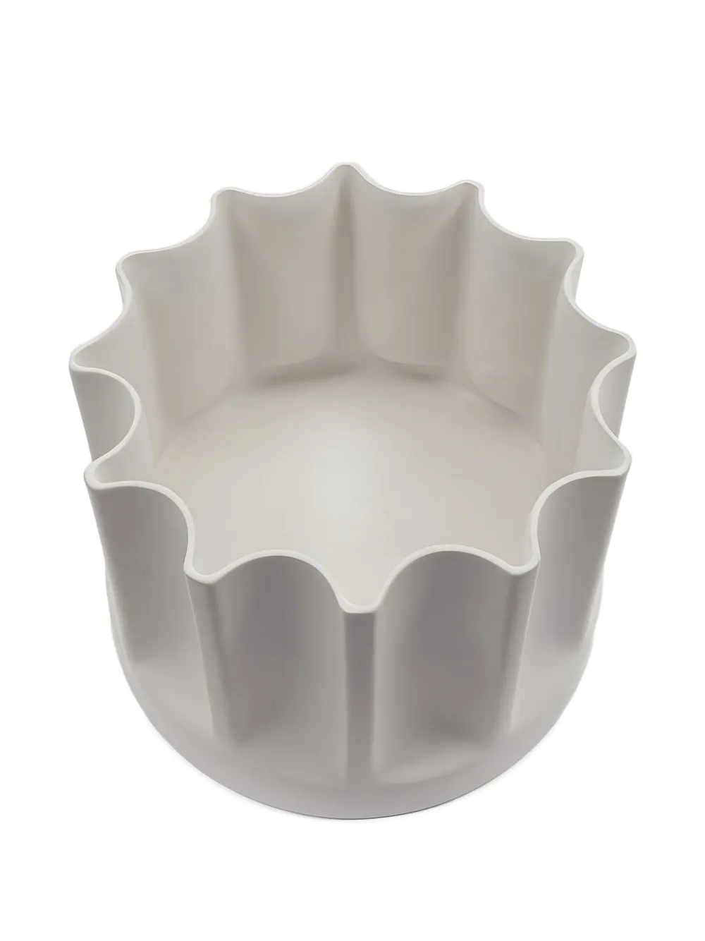 Danese milano Bambù fluted vase - Wit