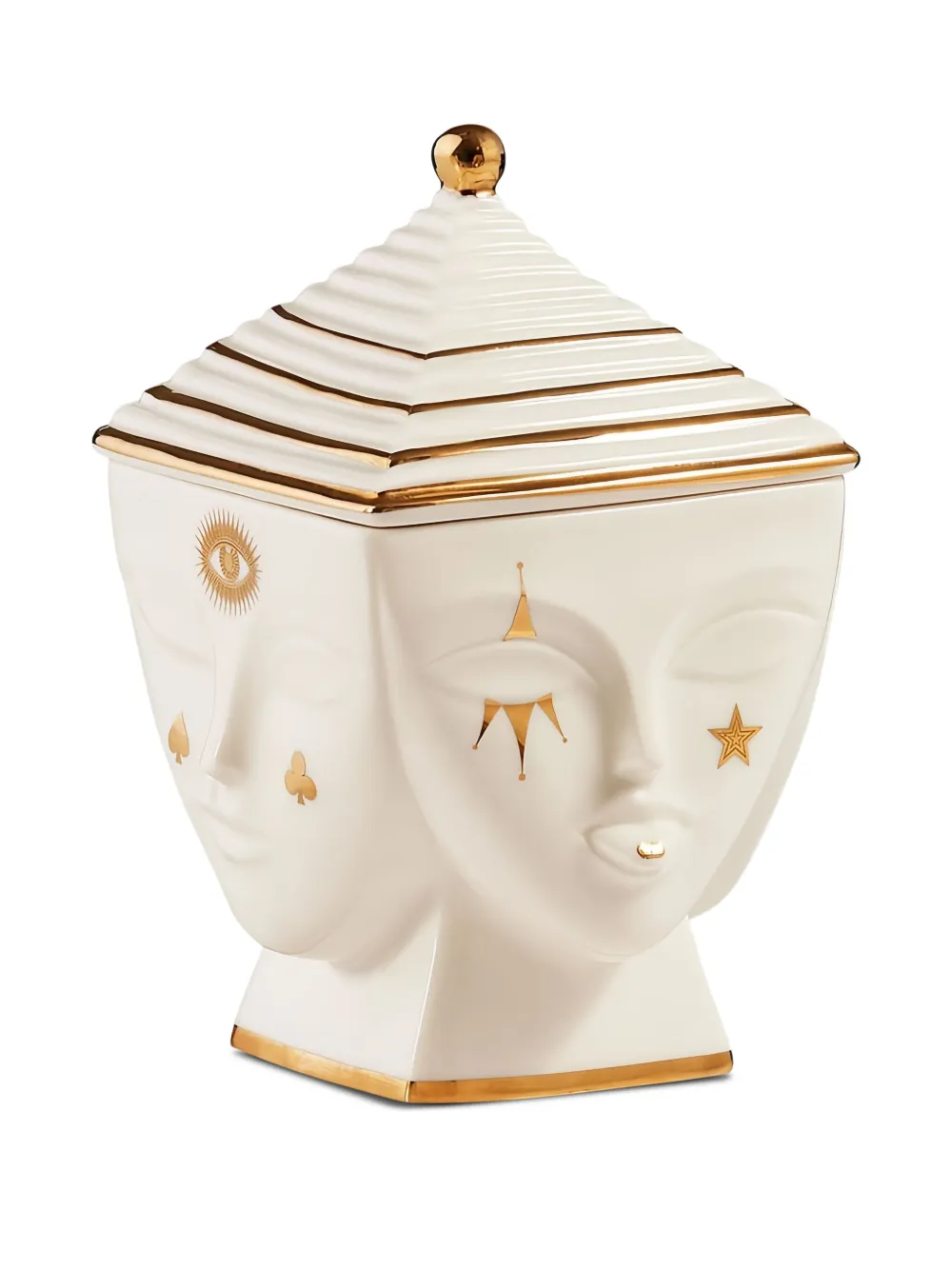Jonathan Adler Gilded Masquerade box | White | Image 1
