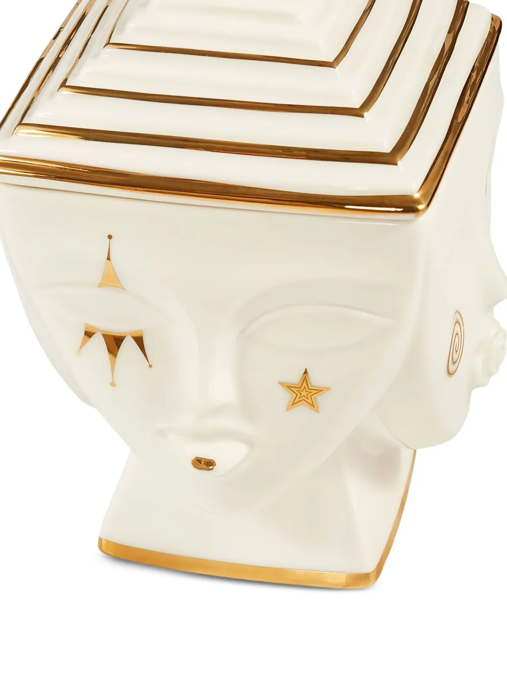 Jonathan Adler Masquerade Ice Bucket In White