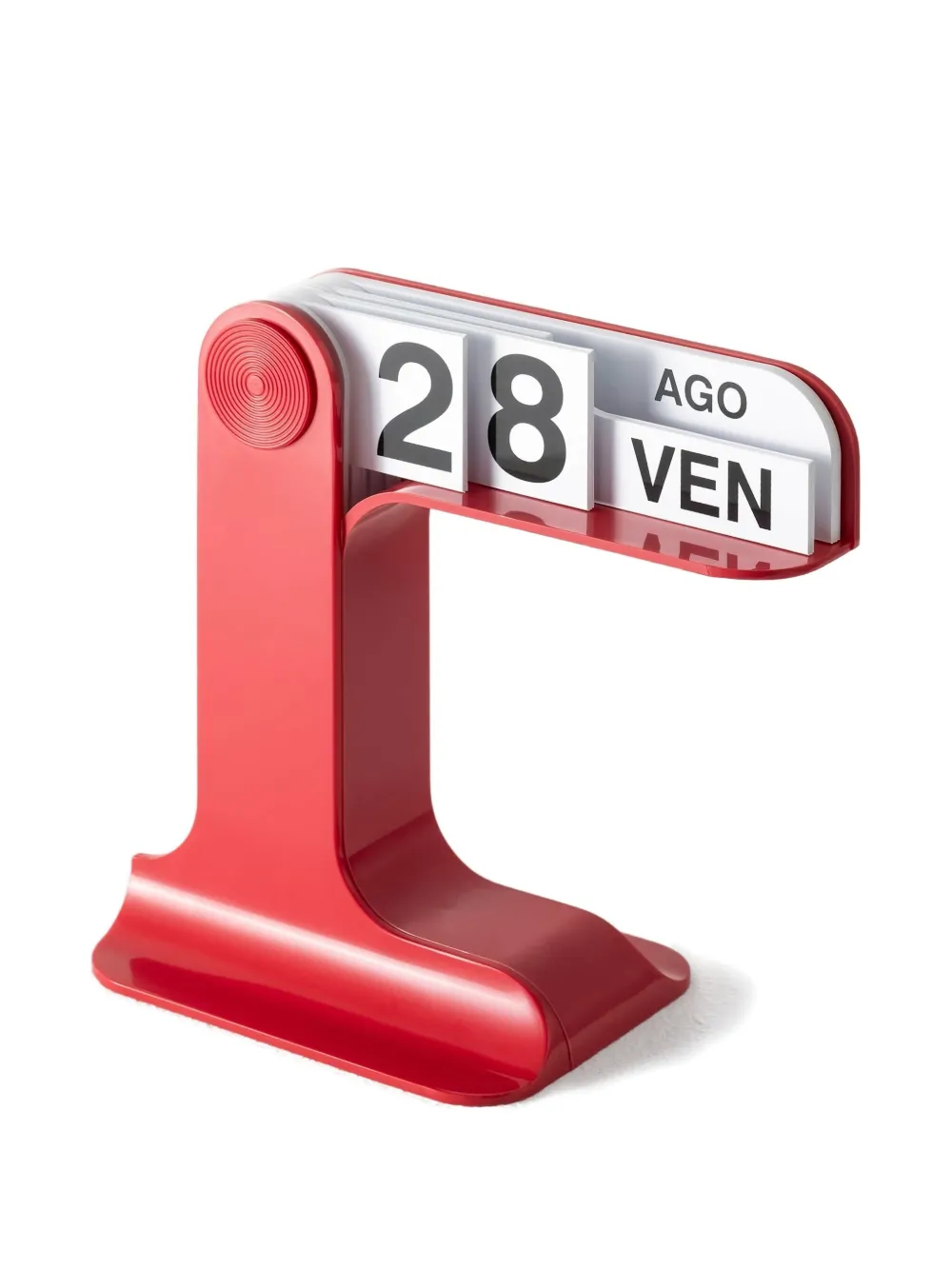 danese milano Timor perpetual calendar - Rosso