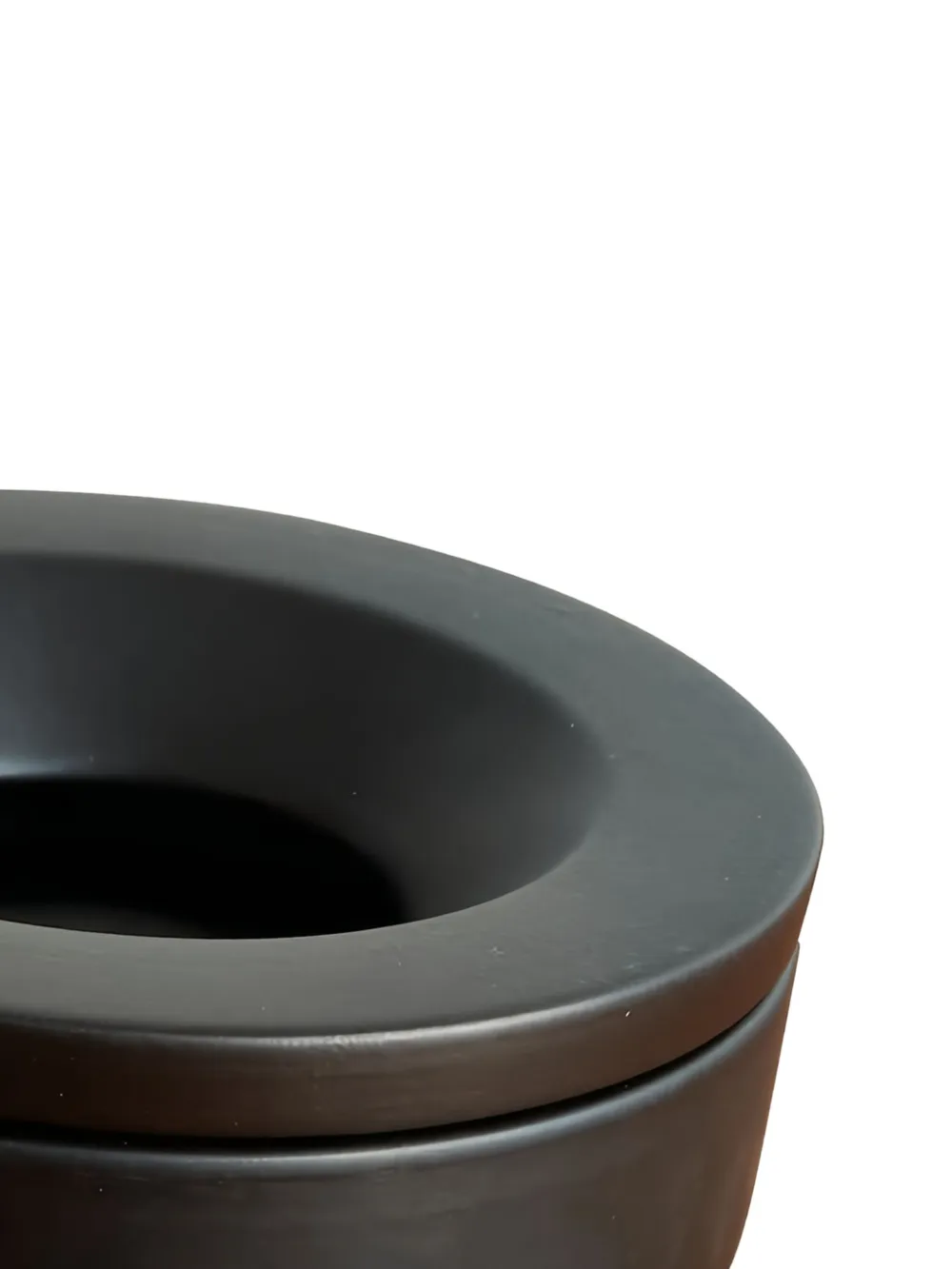 Danese Milano Barbados Ashtray (25cm) In Black