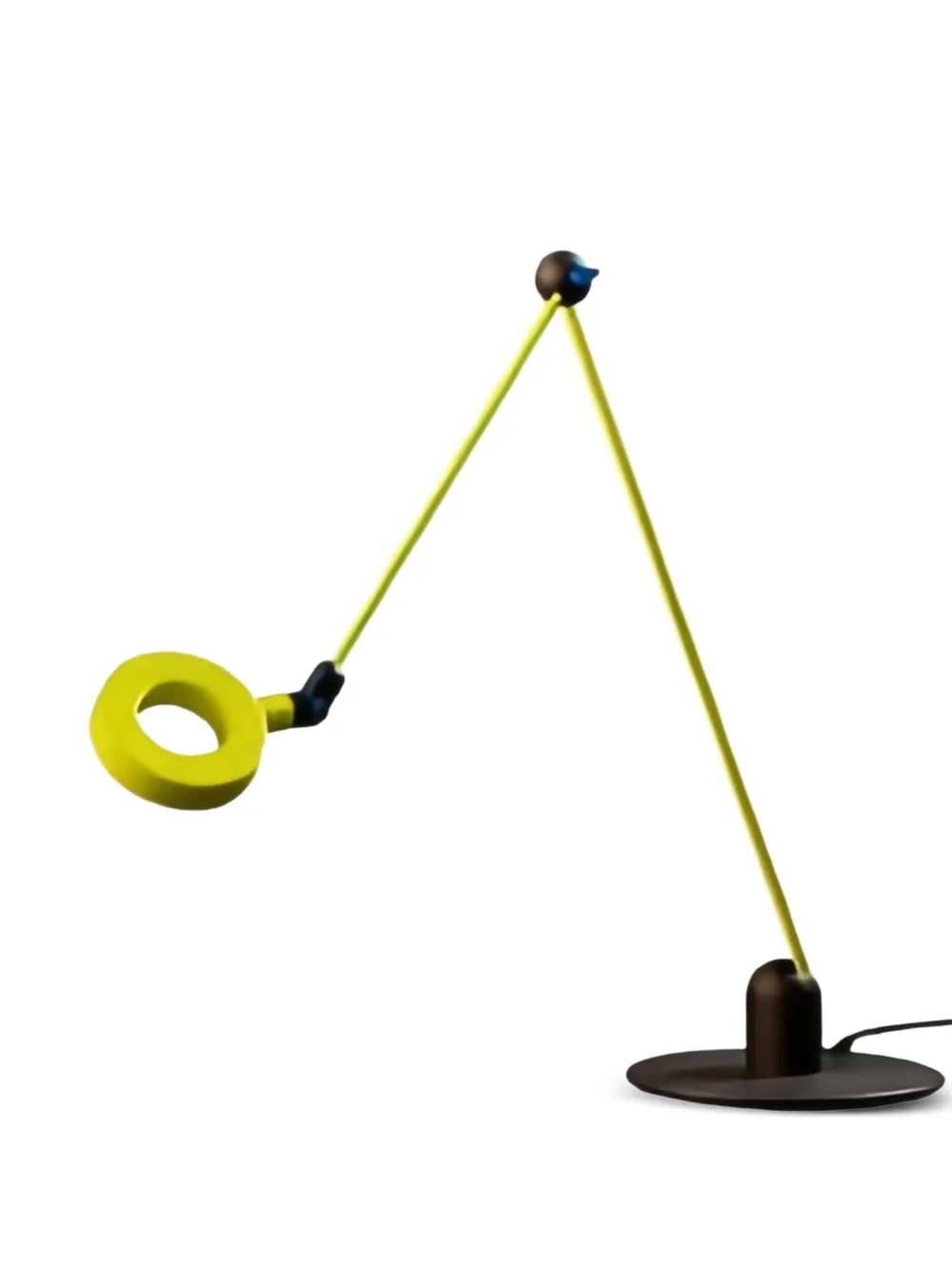 Martinelli Luce L'Amica adjustable-arm ring-light desk lamp (115cm x 12cm) - Groen
