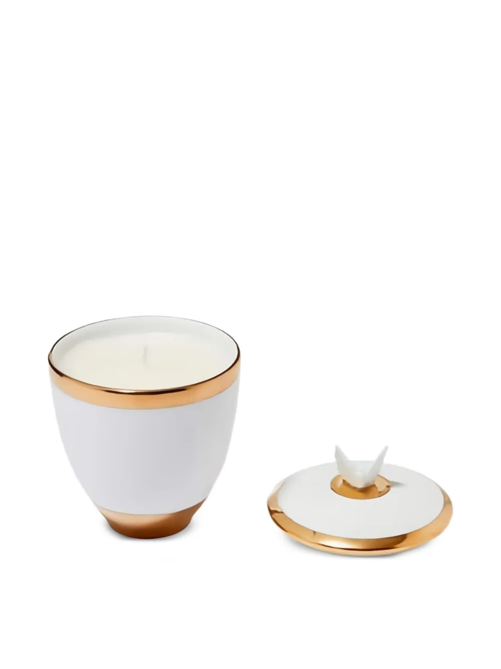 L'Objet Butterfly candle (9cm x 13cm) - Wit