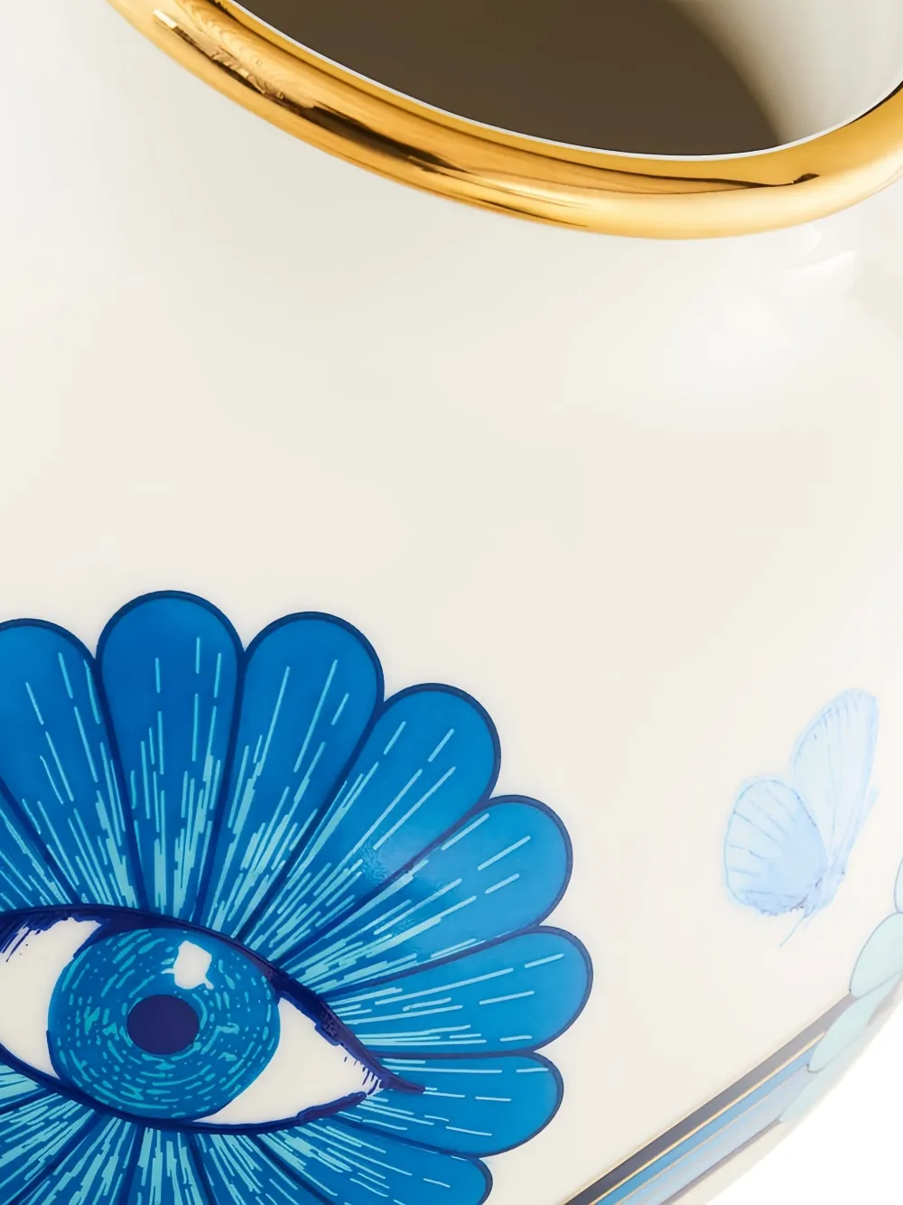 Jonathan Adler eye-flower vase - Wit