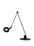Martinelli Luce L'Amica adjustable-arm ring-light desk lamp (115cm x 12cm) - Black
