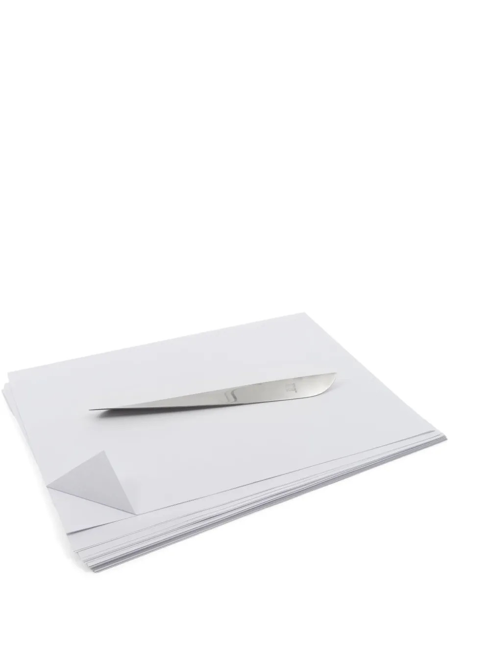 danese milano Ameland satinated stainless steel paper knife | Silver | Image 1