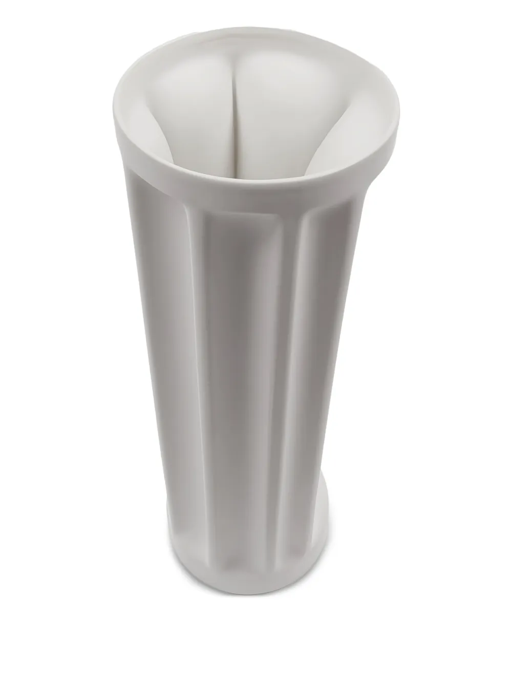 Danese Milano Bambù Cylindrical Vase (11cm X 37cm) In White