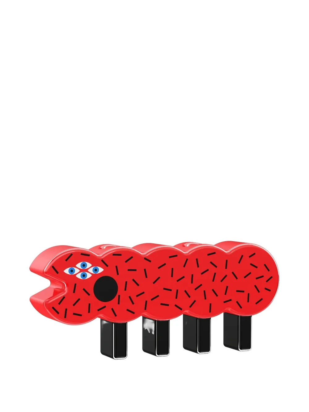 Qeeboo Brucoloco candle holder (31cm) - Rood