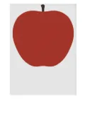 danese milano Uno La Mela Small Red Apple poster (50cm x70cm)