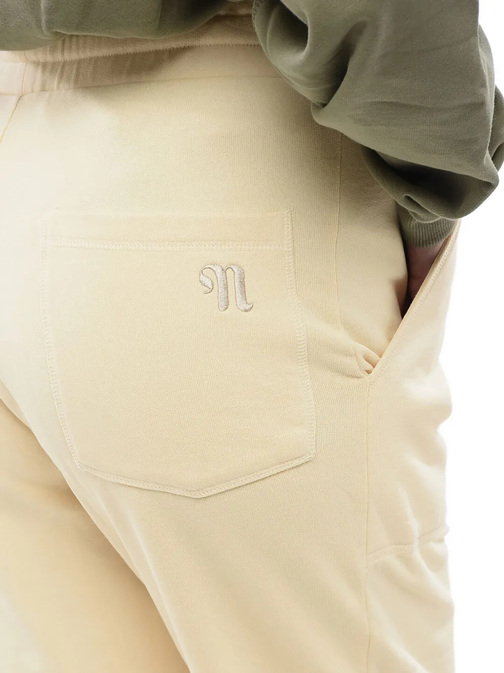 Nanushka Straight trainingsbroek Beige