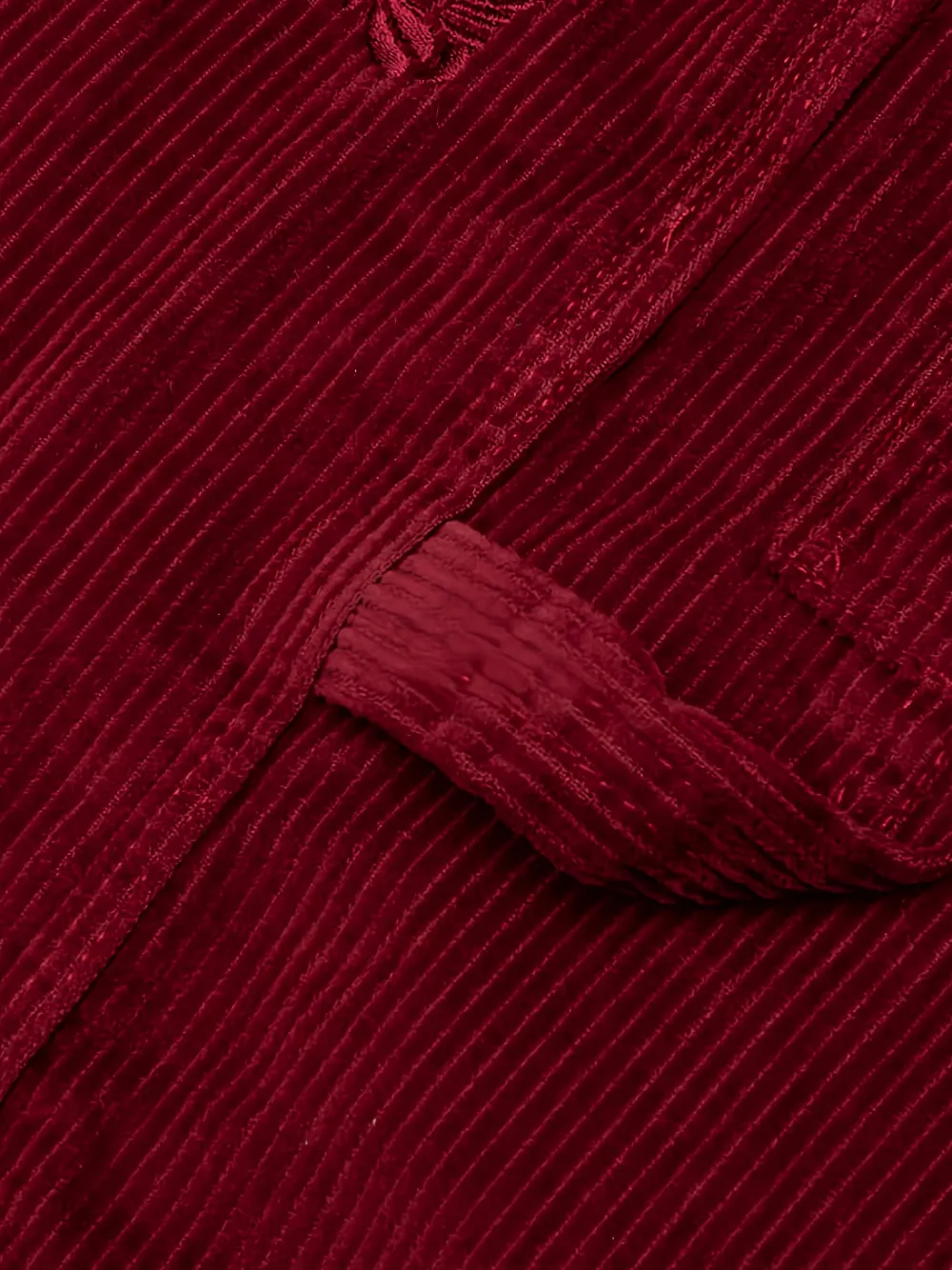 Needles x Smith's ribfluwelen broek met geborduurde vlinder Rood