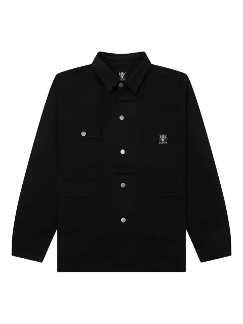 SOUTH2 WEST8 button-fastening shirt jacket