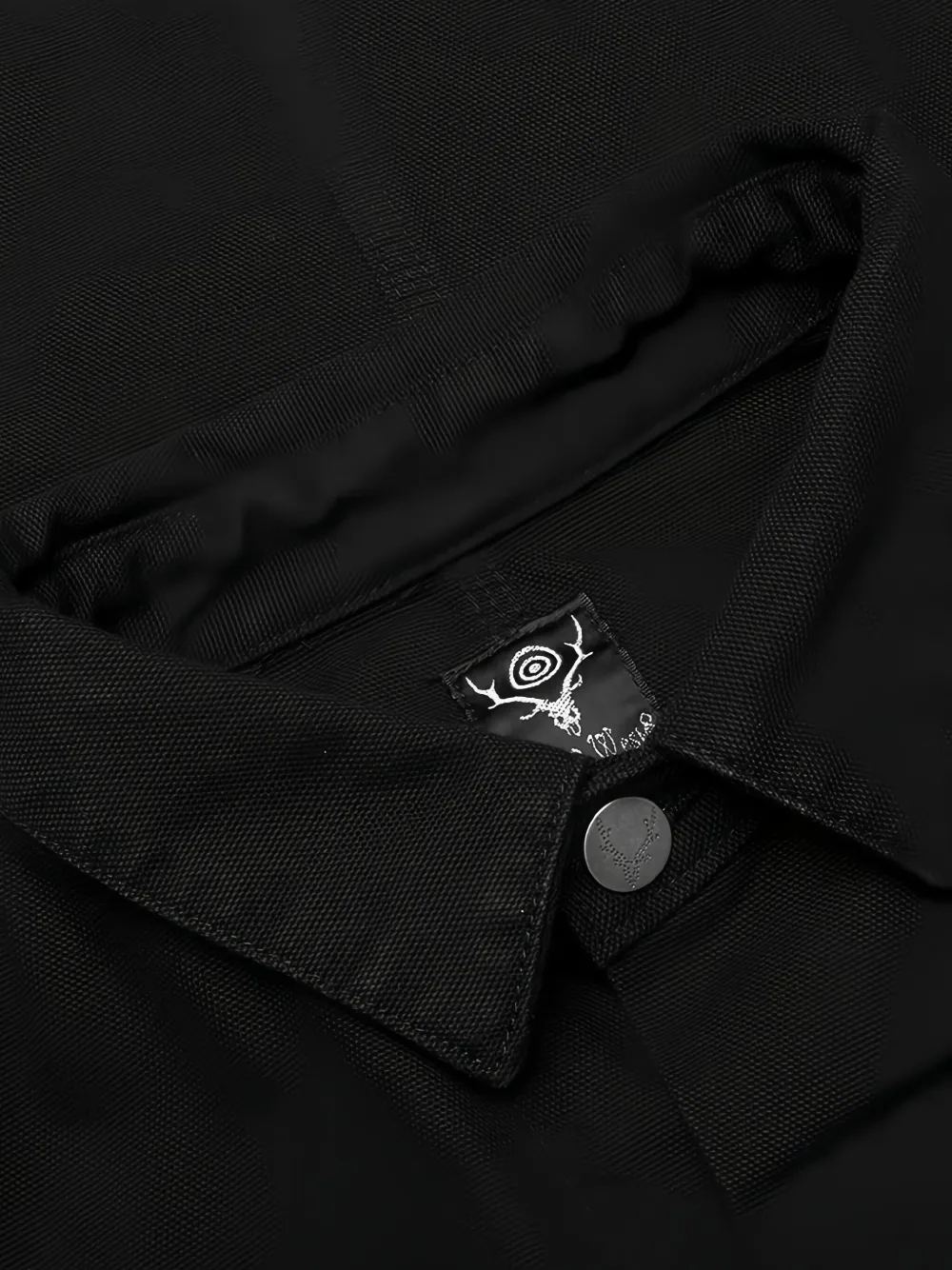 SOUTH2 WEST8 button-fastening shirt jacket Zwart
