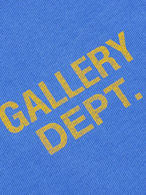 GALLERY DEPT. 90's logo-print Hoodie | Blue | FARFETCH