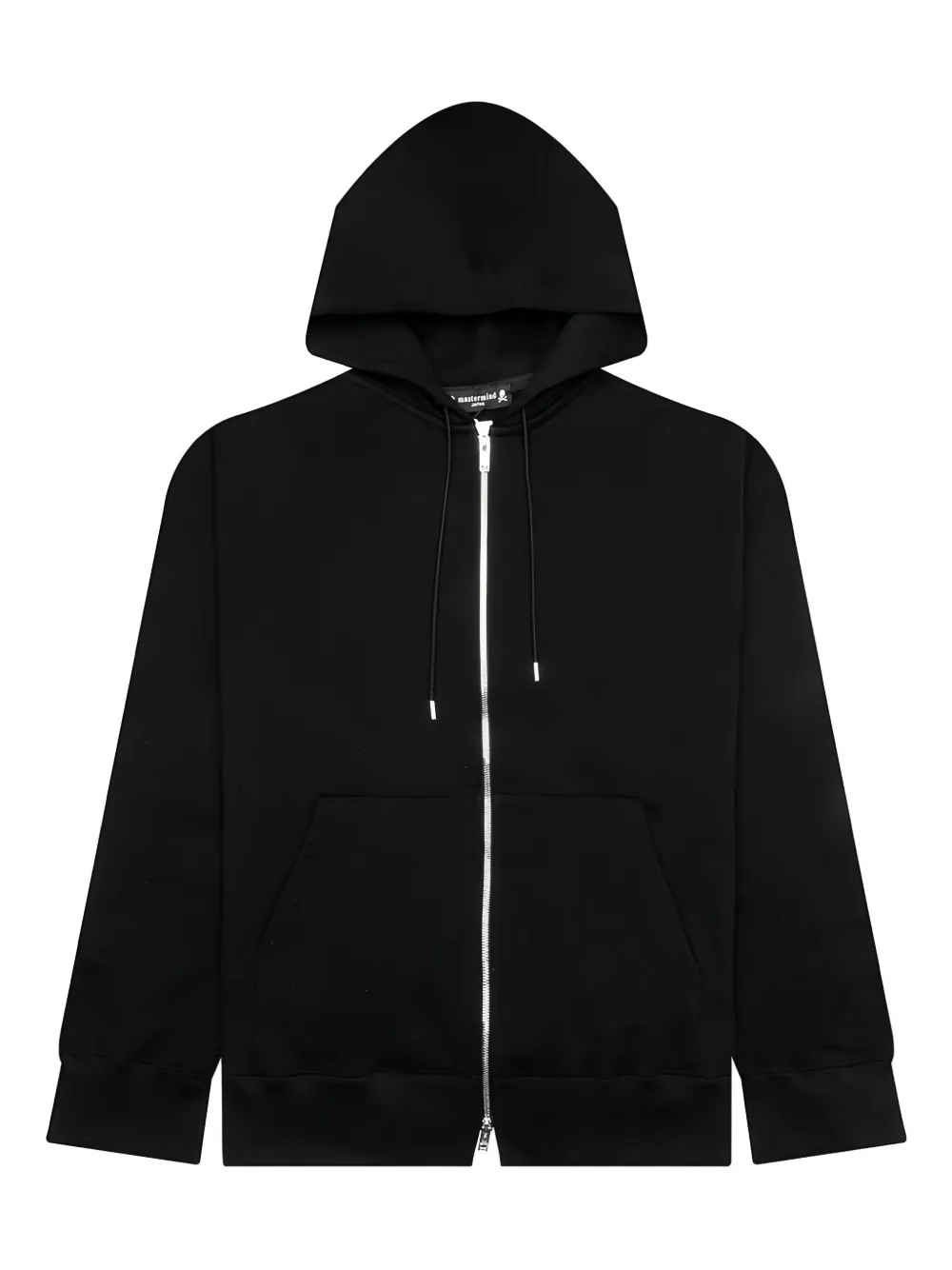Mastermind Japan Glass Beaded skull-logo zip-front hoodie - ブラック Mastermind Japan Glass Beaded skull-logo zip-front hoodie - ブラック