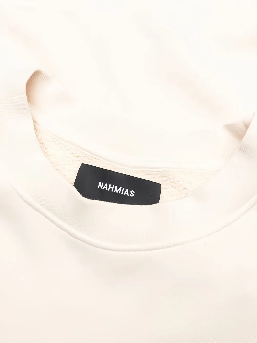 Nahmias Sweater met grafische print Beige