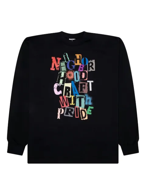 Neighborhood long-sleeve graphic sweatshirt