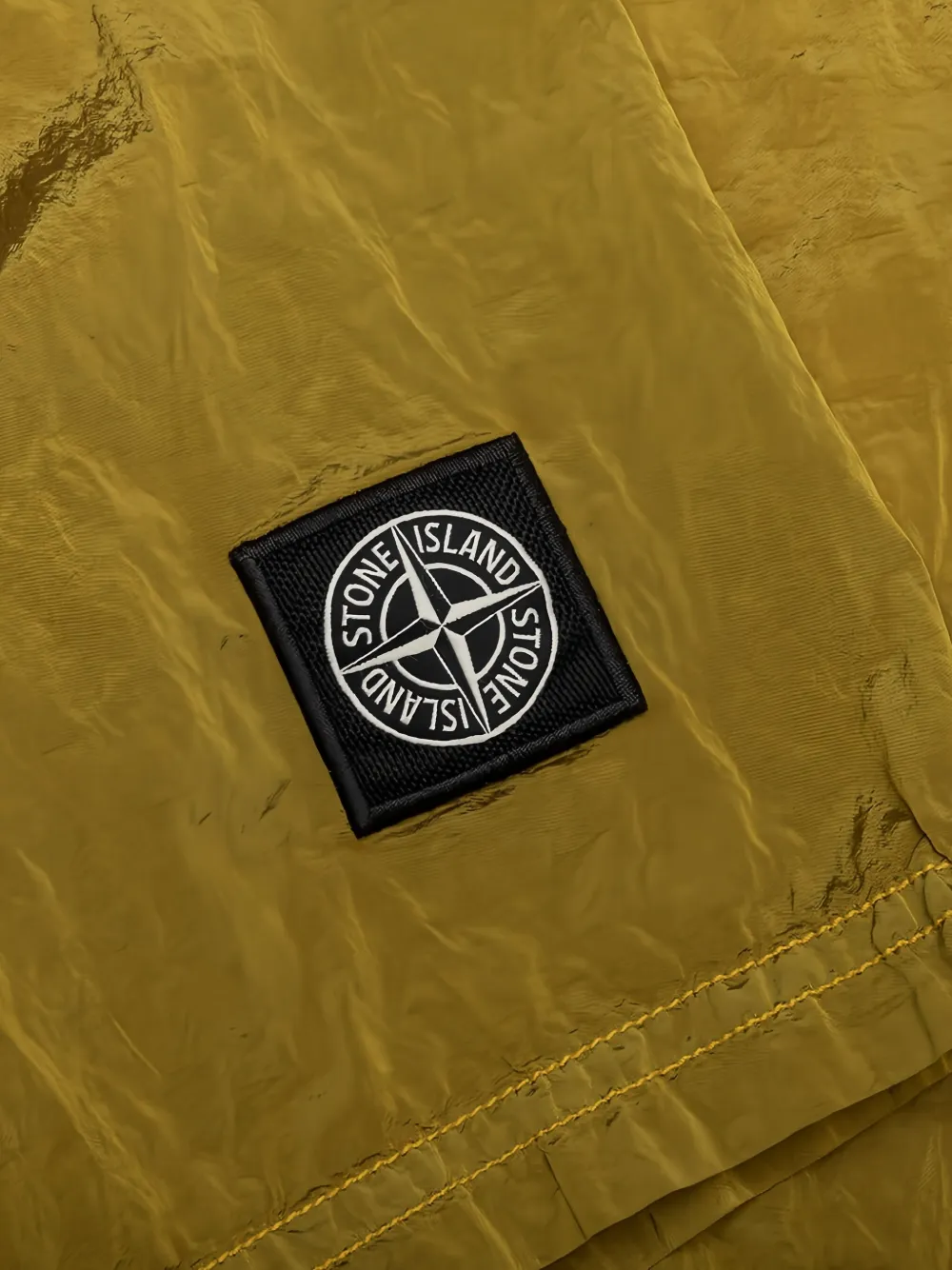 Stone Island Zwembroek met elastische taille Geel