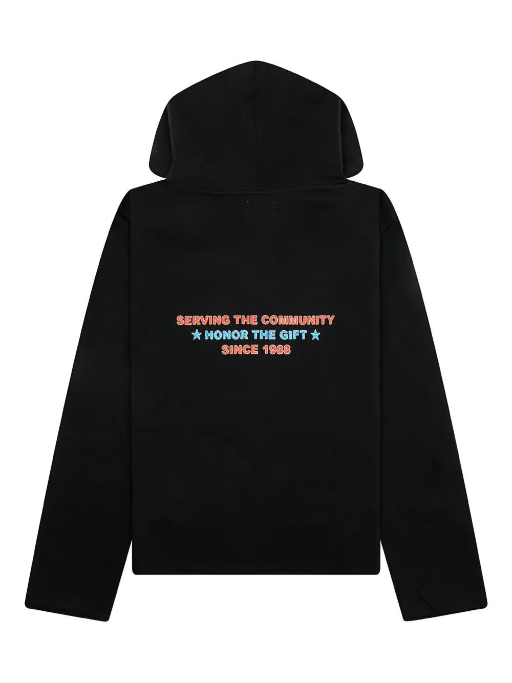 Honor The Gift Hoodie met geborduurd logo Zwart