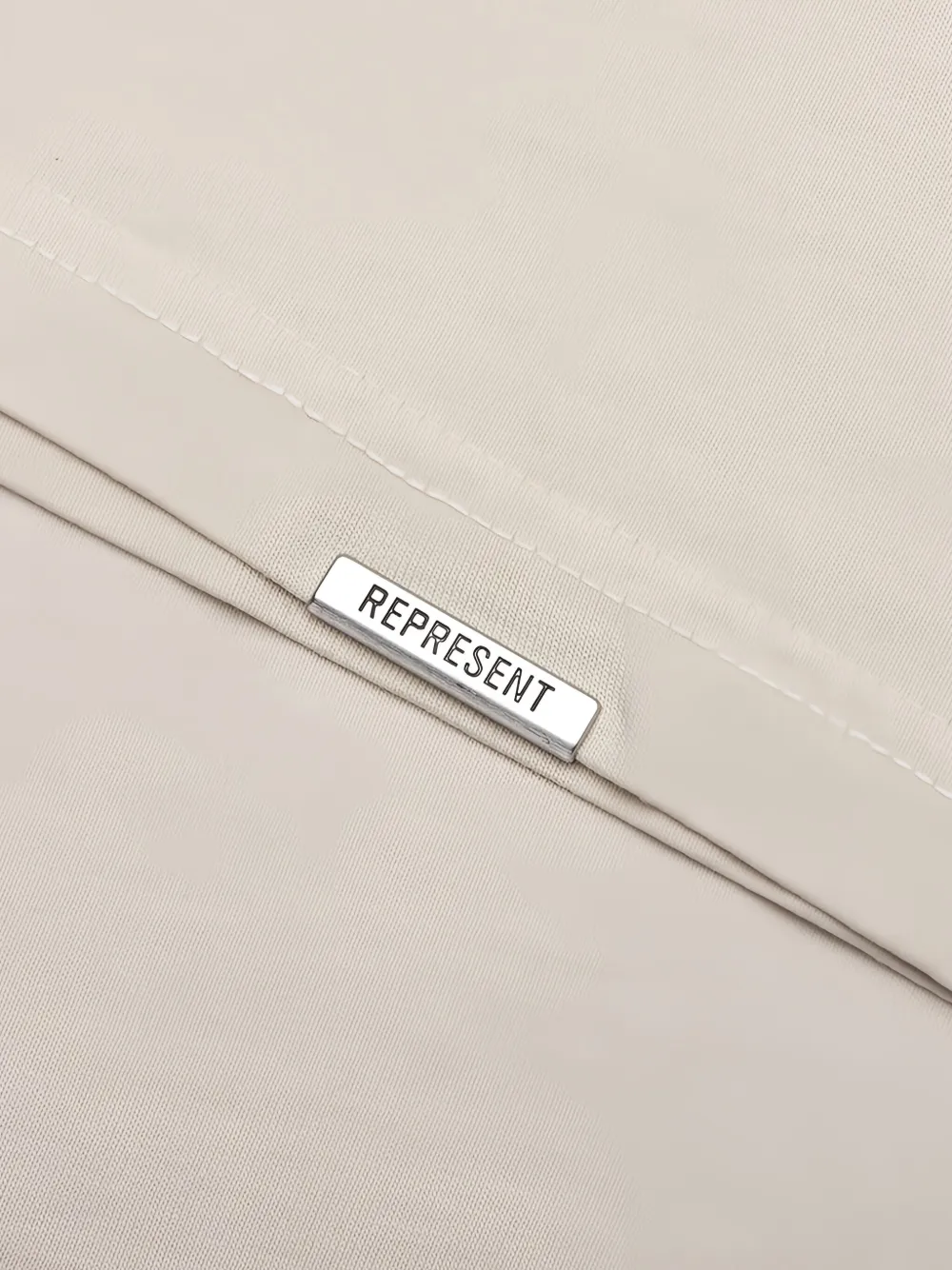 Represent T-shirt met logoprint Beige