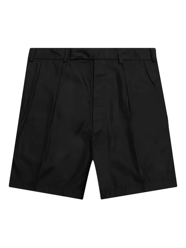 Raf Simons ダブルプリーツ ショートパンツ | ブラック | FARFETCH JP