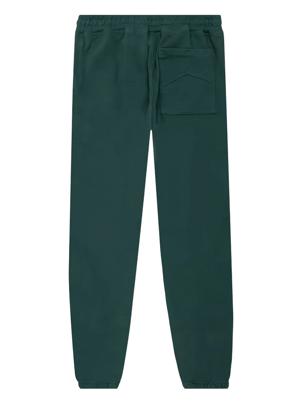RHUDE Terry trainingsbroek met trekkoord en borduurwerk Groen