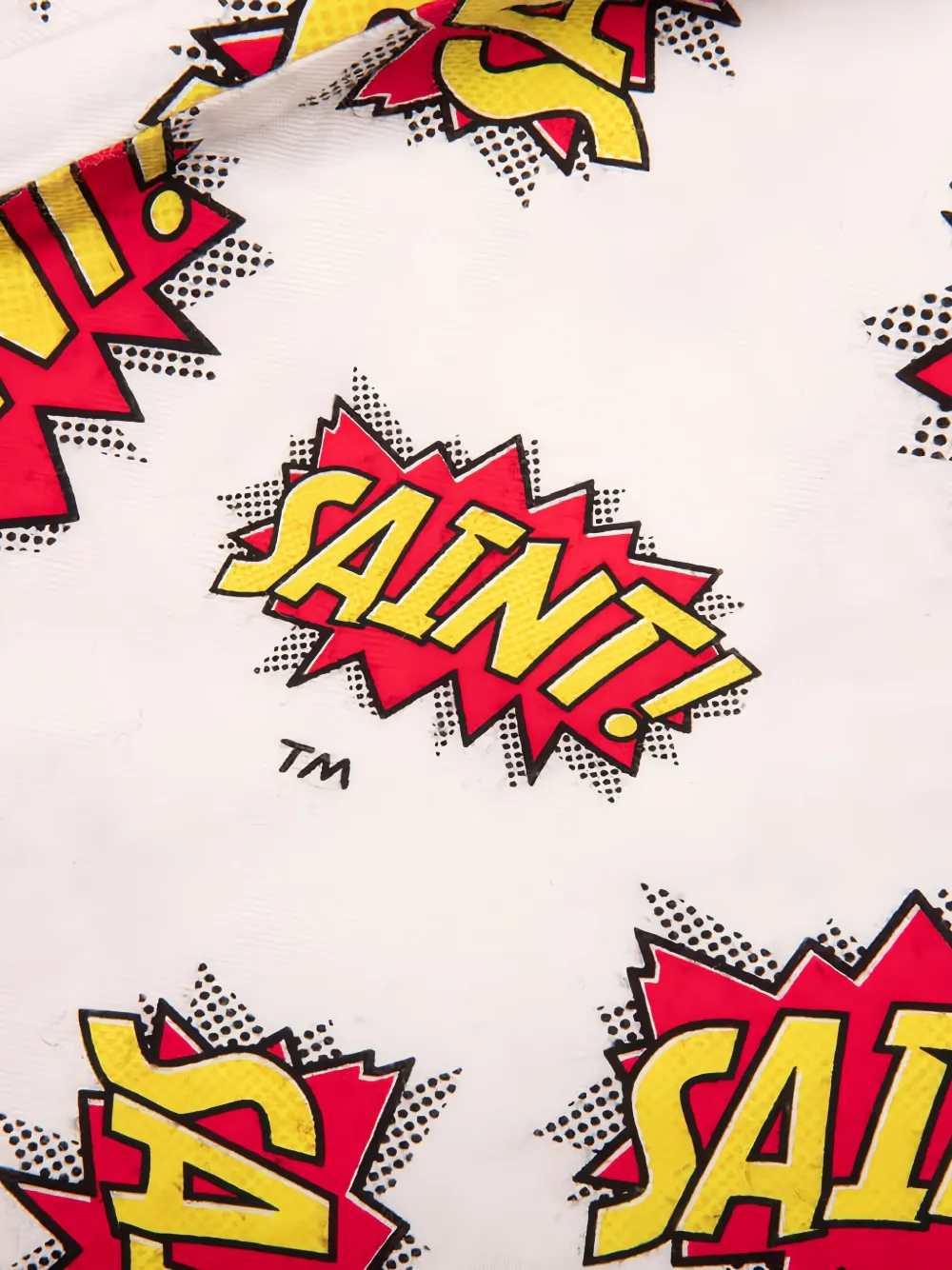 Saint Mxxxxxx Pow Comic-print Trousers In Multi