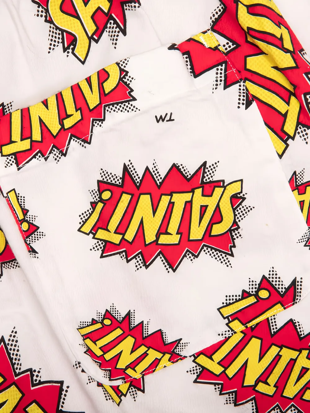 Saint Mxxxxxx Pow Comic-print Trousers In Multi