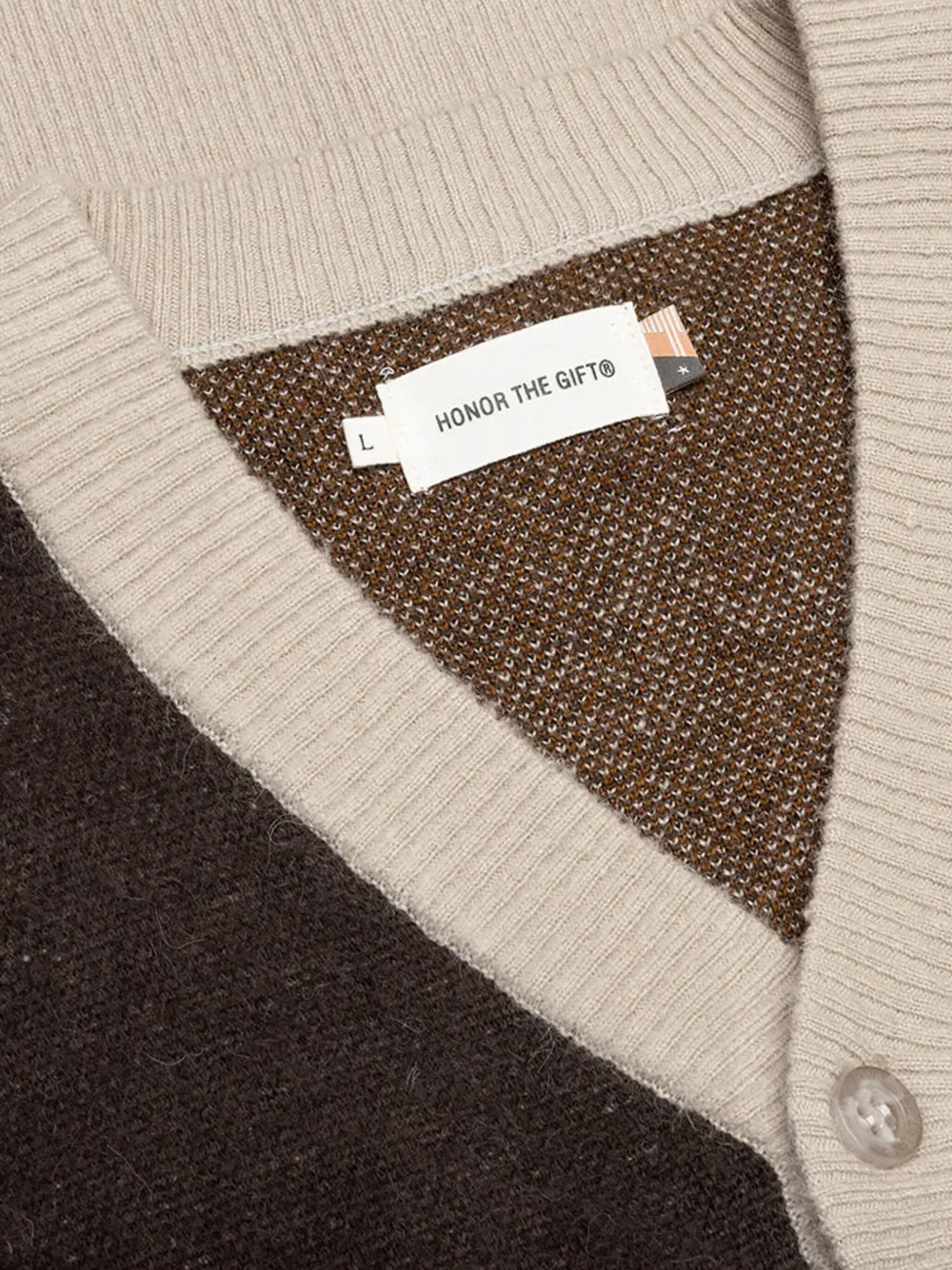 Honor The Gift Wollen vest Bruin