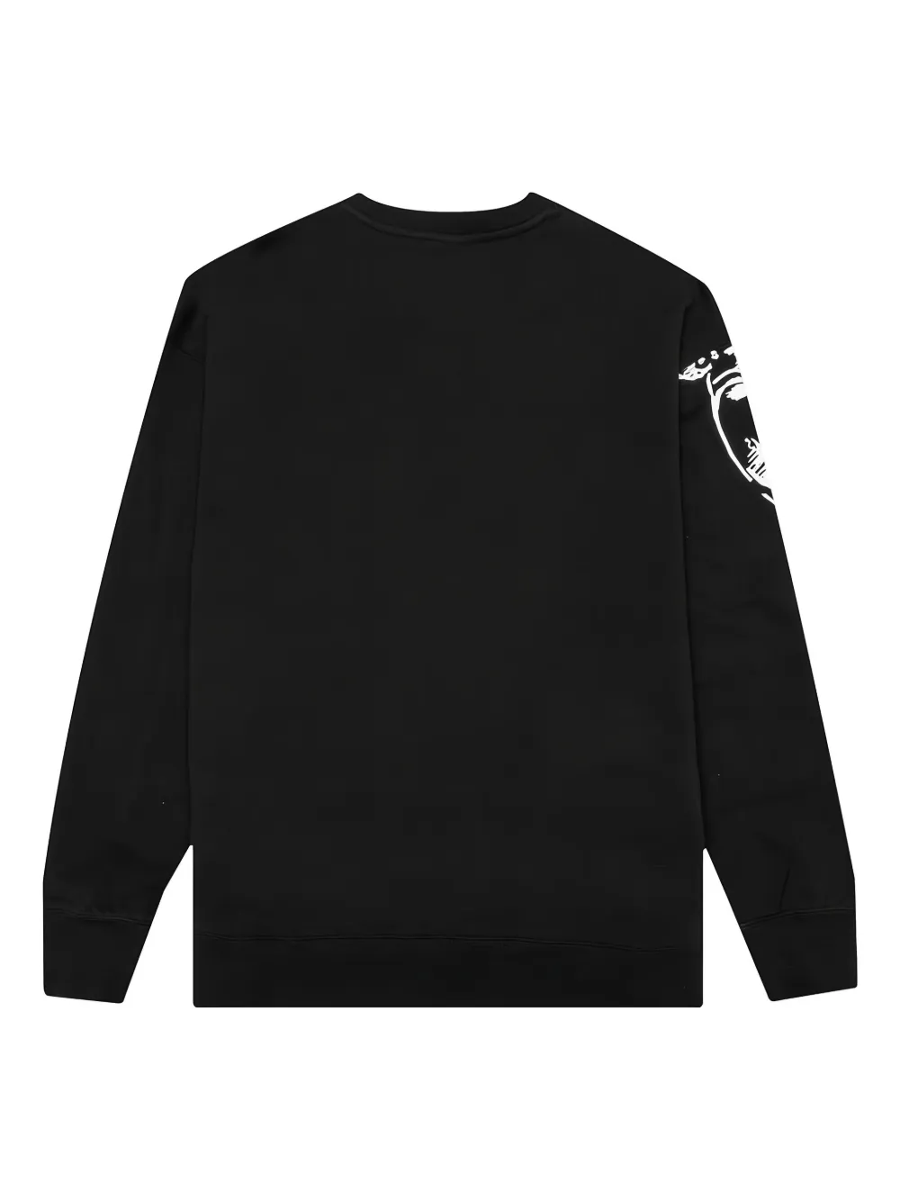 PUMA Trui met ronde hals en basketbalprint - Zwart