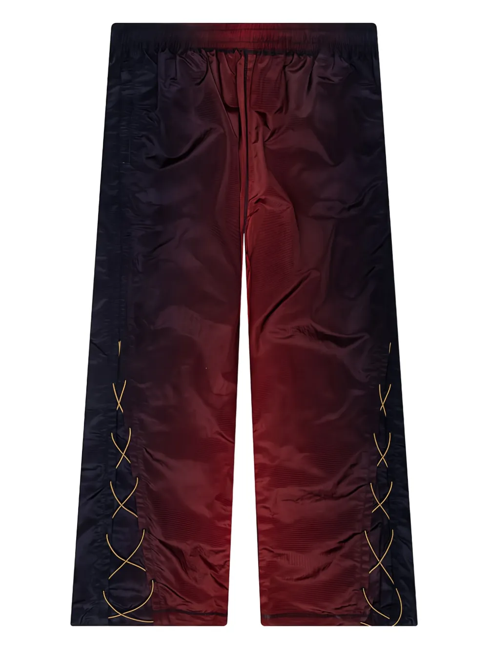 PUMA Broek met logoprint Rood