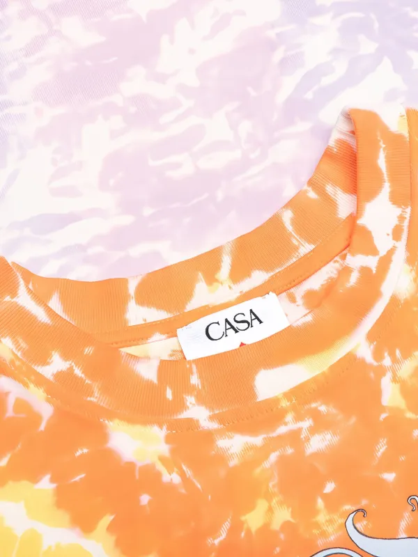 [CASABLANCA]サーフトリップ タイダイTシャツ Surf Trip Tie Dye T-Shirt | Casablanca Paris