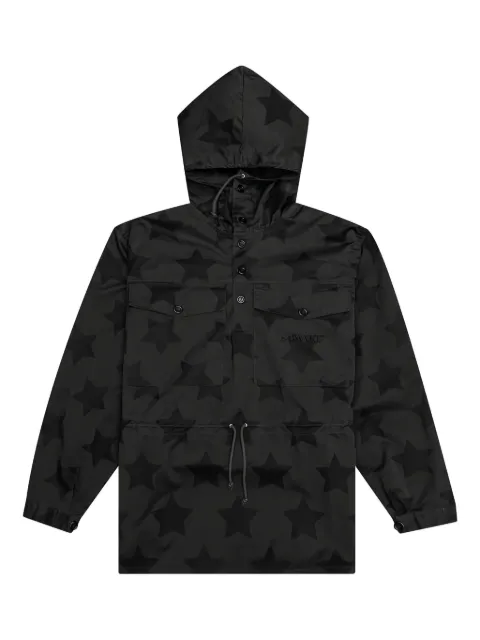 Awake NY star-print hooded jacket