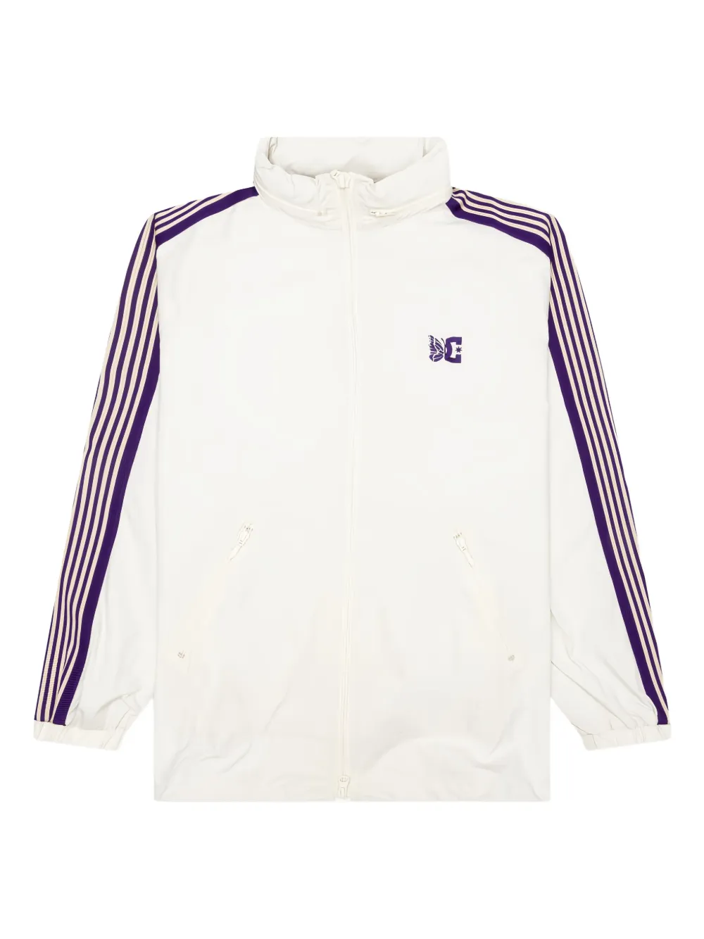 Needles x DC Shoes embroidered-logo jacket Beige