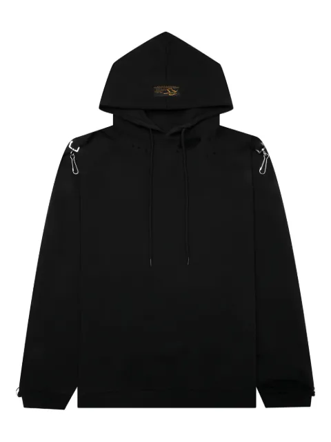 Raf Simons washed distressed hoodie