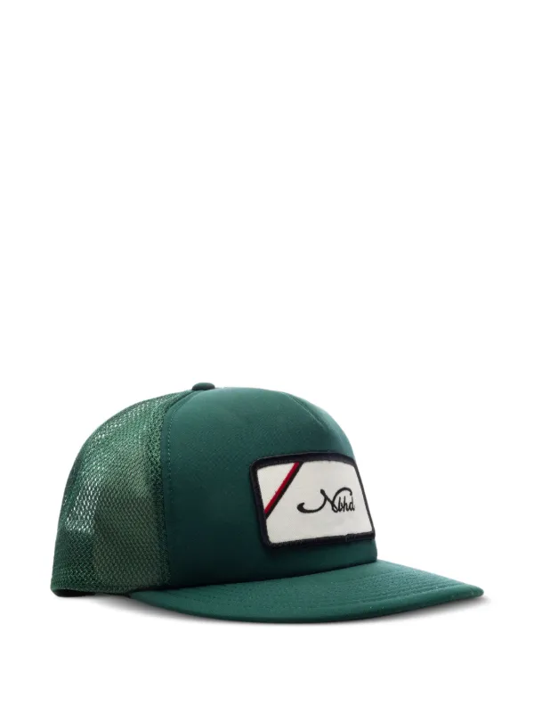 Neighborhood logo-patch Trucker Cap | Green | FARFETCH RO