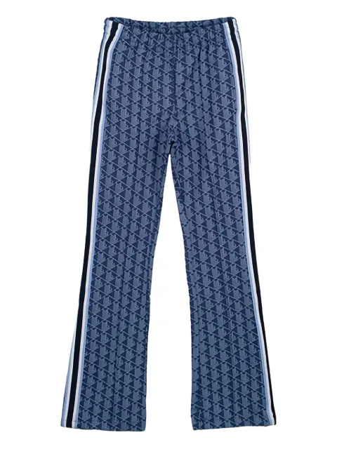 Lacoste geometric-pattern trousers