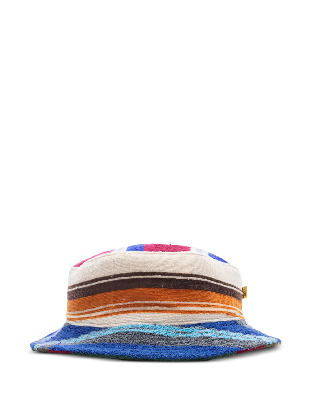 GALLERY DEPT. striped-pattern bucket hat - ニュートラル GALLERY DEPT. striped-pattern bucket hat - ニュートラル