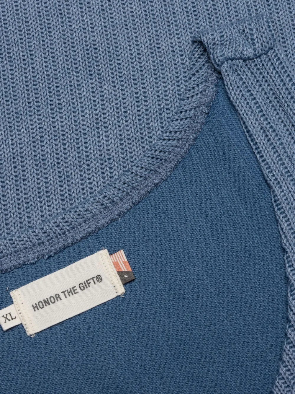 Honor The Gift Ribgebreide tanktop Blauw