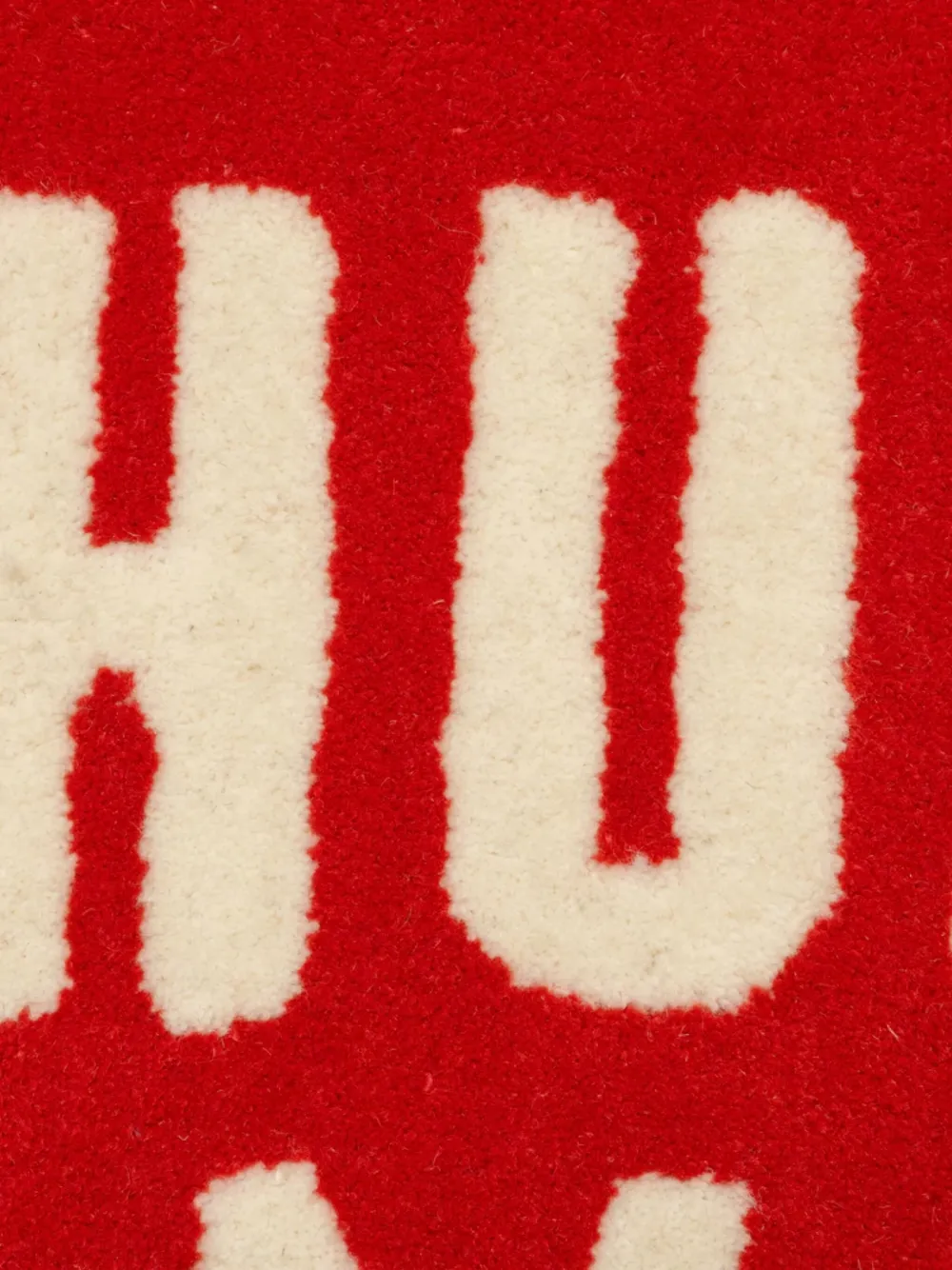 Human Made Heart Rug Medium In Red