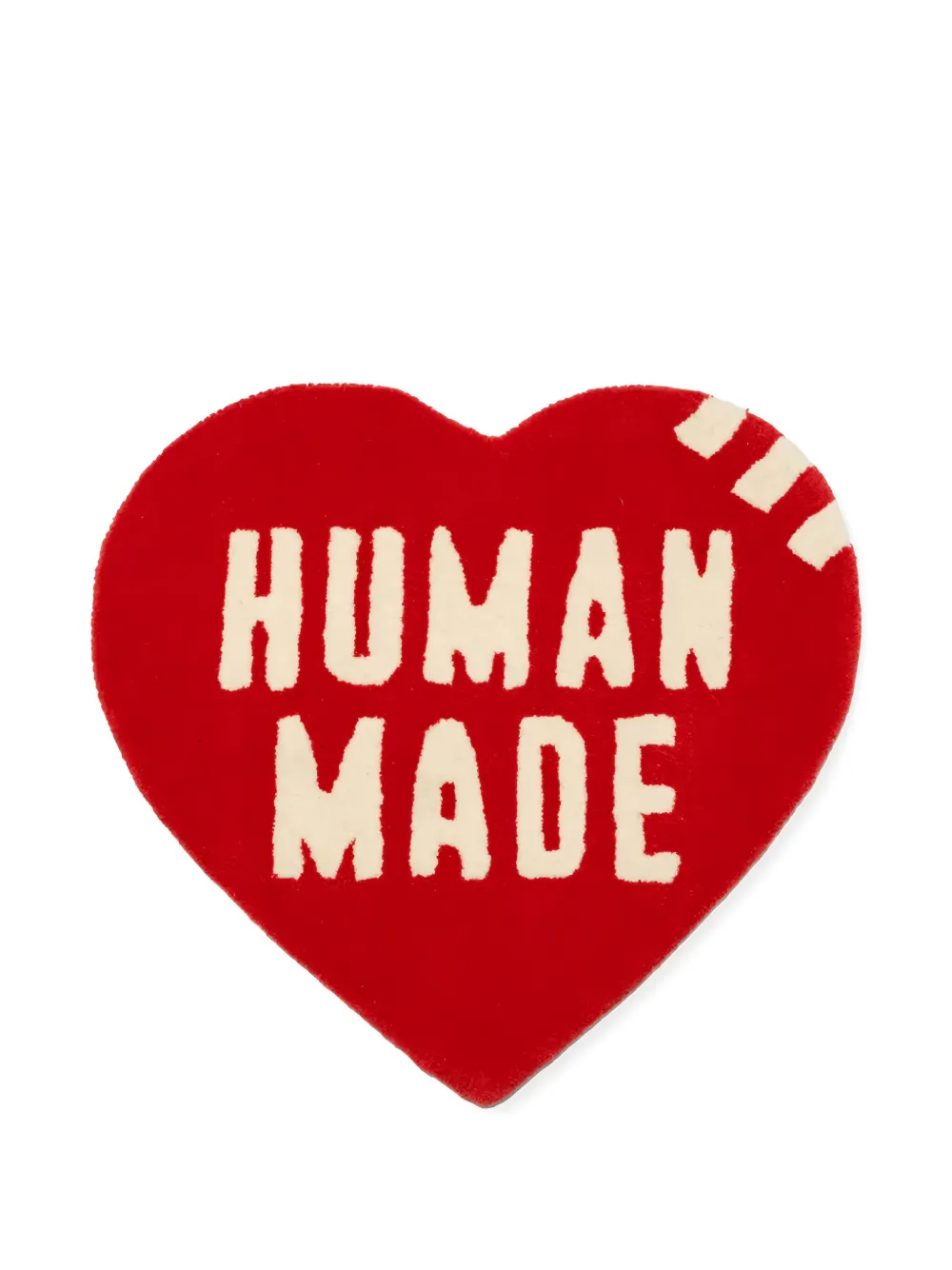 Human Made Heart Rug Medium In Red