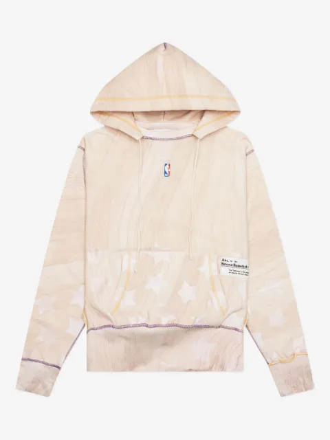 Advisory Board Crystals x LA Lakers wood-grain star-print hoodie