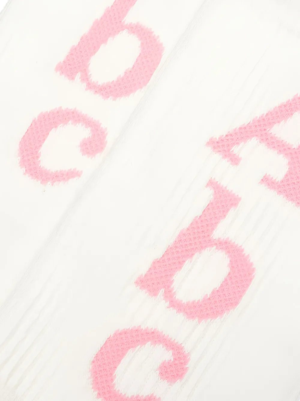 Advisory Board Crystals Logo Ribbed Socks In White