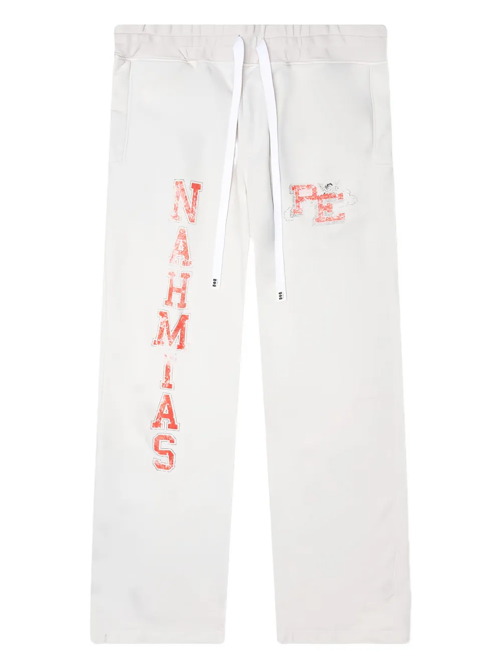 Nahmias P.E. Cherub drawstring track pants - ホワイト Nahmias P.E. Cherub drawstring track pants - ホワイト