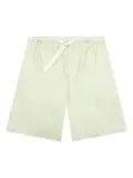 Jil Sander belted pocketed deck shorts - Green