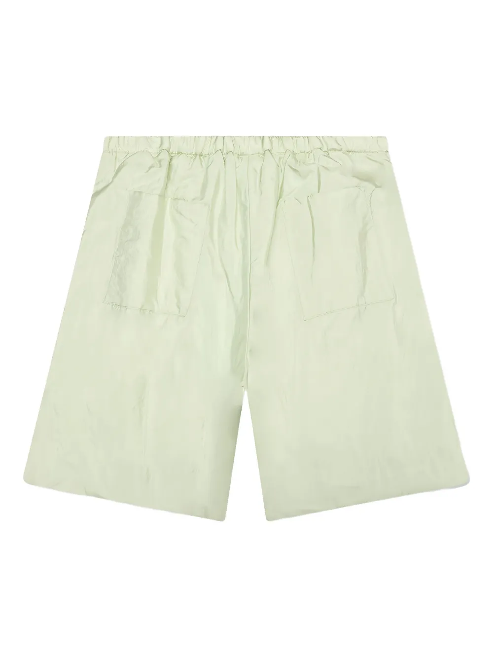 Jil Sander Shorts met ceintuur en zakken Groen