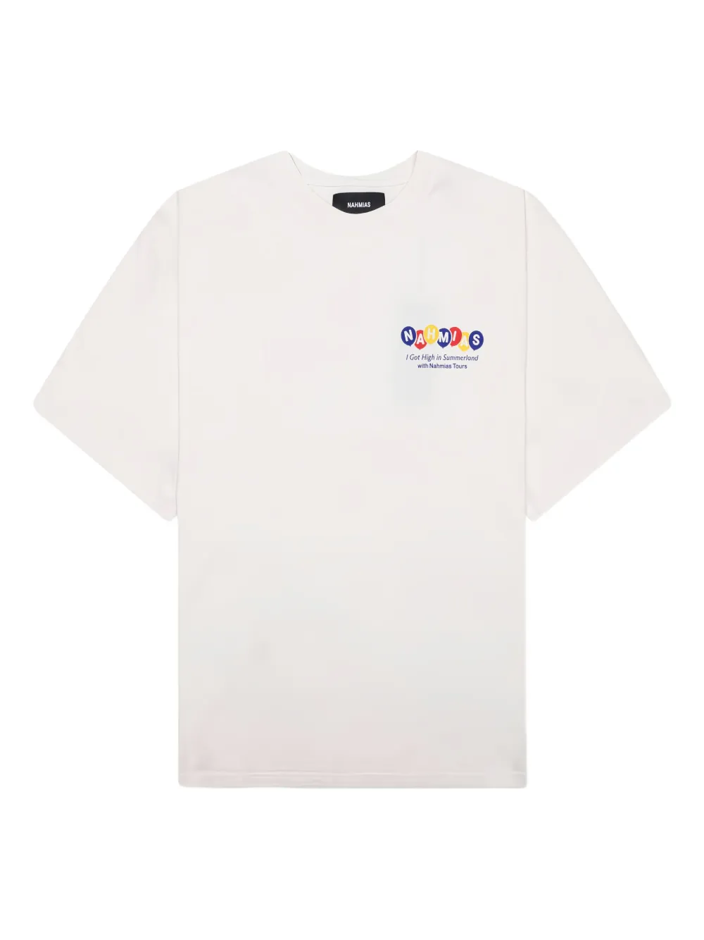 Nahmias balloon-print T-shirt - ホワイト Nahmias balloon-print T-shirt - ホワイト