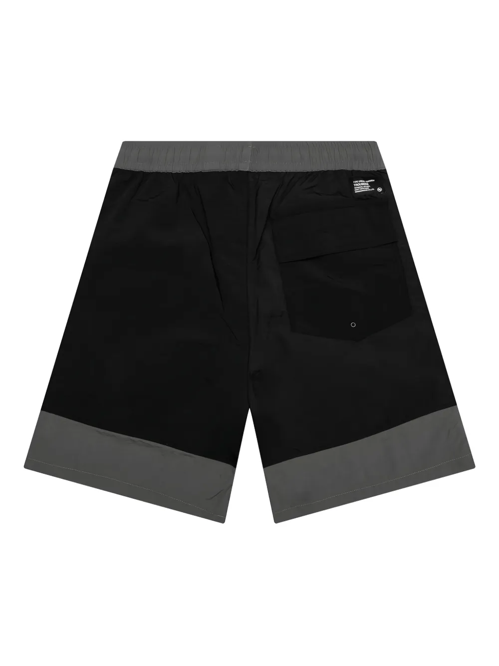 Neighborhood Tweekleurige trainingsshorts - Zwart