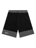 Neighborhood two-tone panelled shorts - Black