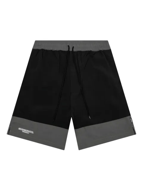 Neighborhood two-tone panelled shorts